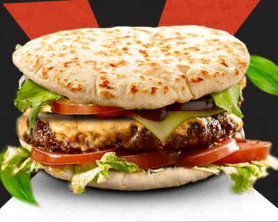 Naan Cheese Burger